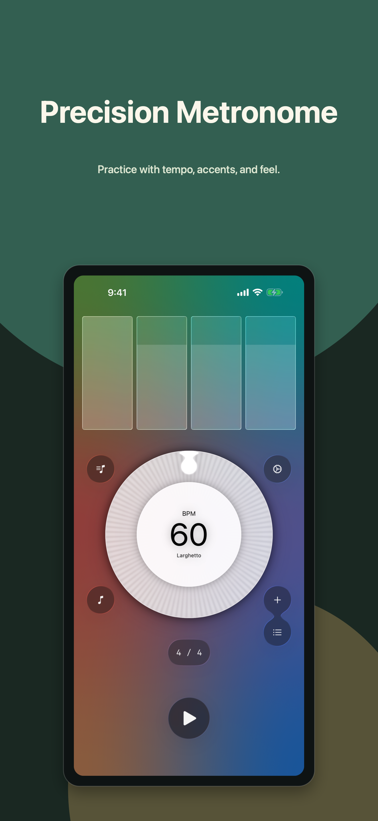 Metronome Pro home screenshot